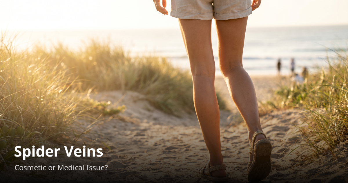 Read more about the article Spider Veins: Cosmetic Problem or Medical Issue?